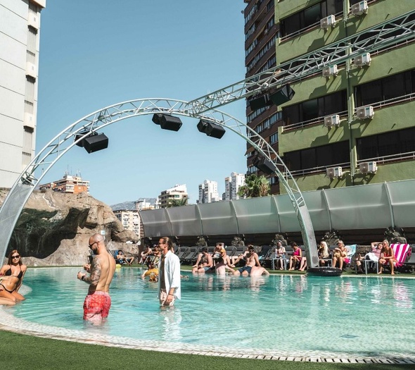 Outdoor swimming pool BC Music Resort™ (Recommended for Adults) Apartments Benidorm